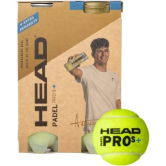 2 tubes de 3 balles de padel Head Padel Pro S+