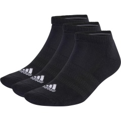 Tripack de chaussettes basses Adidas Noir