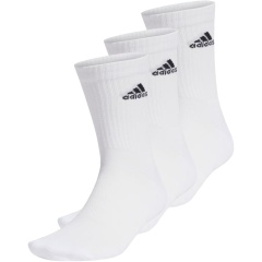 Tripack de chaussettes hautes Adidas Blanc