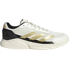 Chaussures de padel Homme Adidas Courtquick Blanc / Or