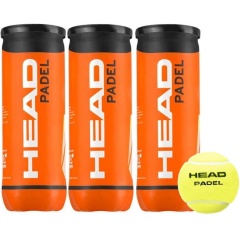 Tripack de 3 balles de padel Head Padel Team