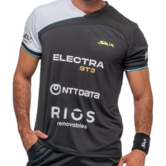 T-shirt de padel Siux Electra Stupa FW24 Noir