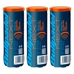 Tripack de 3 balles de padel Bullpadel Next