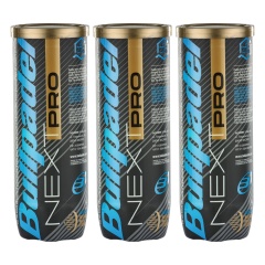 Tripack de 3 balles de padel Bullpadel Next Pro