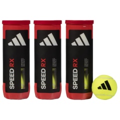 Tripack de 3 balles de padel Adidas Speed RX