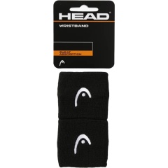 Poignet éponge court Head Noir x2