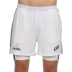 Short de padel Homme Bullpadel Premier Padel Pingu Blanc