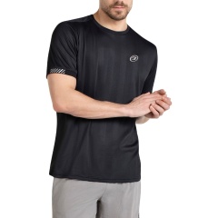 T-shirt de padel Homme Bullpadel Tariel Noir
