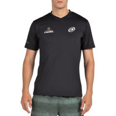 T-shirt de padel Homme Bullpadel Premier Padel Perico Noir