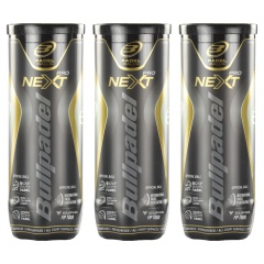 Tripack de 3 balles de padel Bullpadel Next Pro